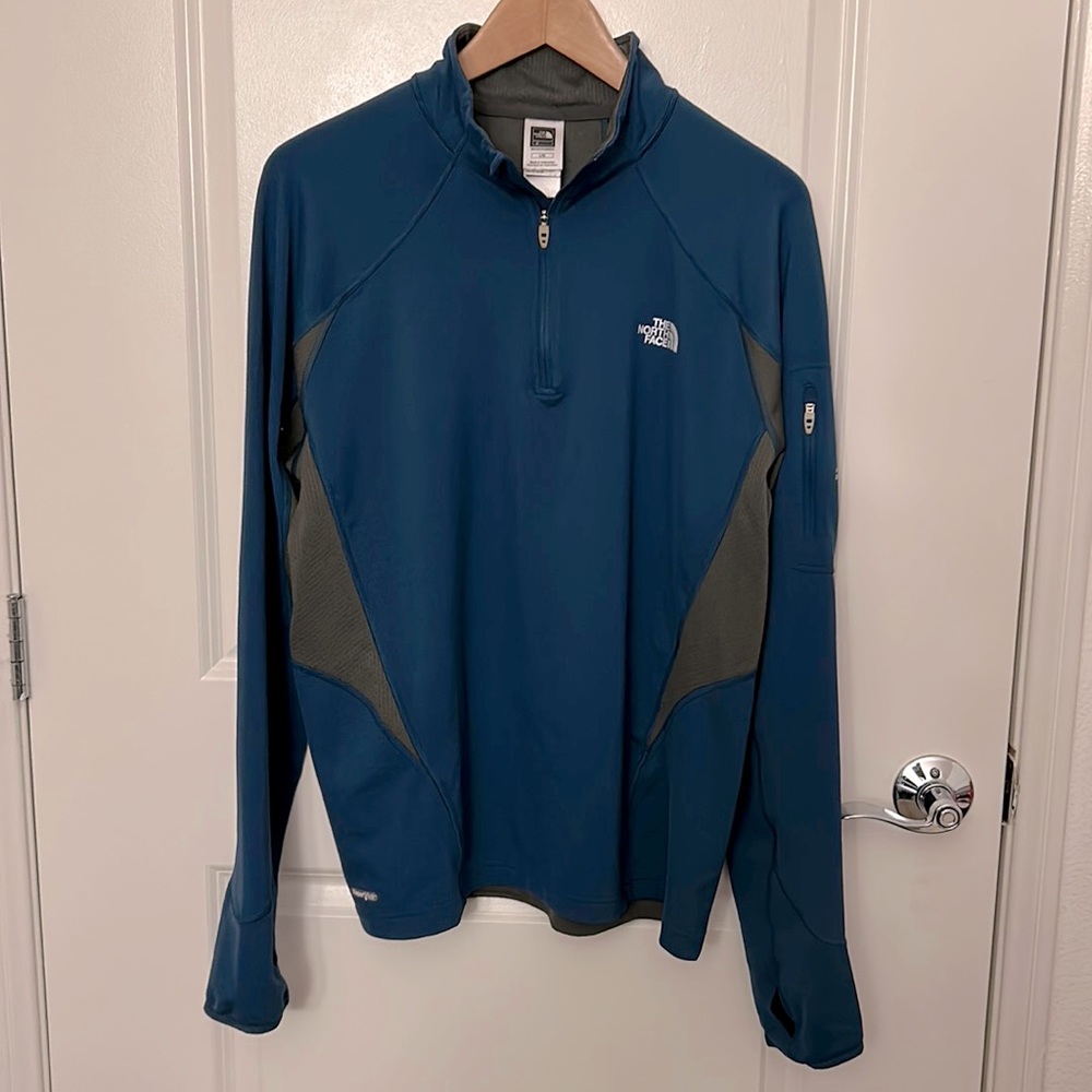 North face 1/4 zip lightweight Pullover